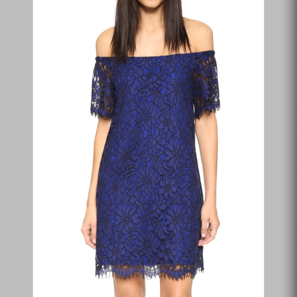 Ella Moss Stella Sapphire Off the Shoulder Dress